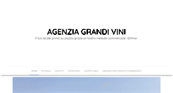 Desktop Screenshot of agenziagrandivini.com