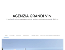 Tablet Screenshot of agenziagrandivini.com